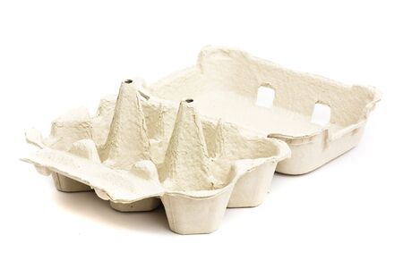 eggs carton isolatedの写真素材