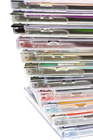 cd cases closeupの写真素材