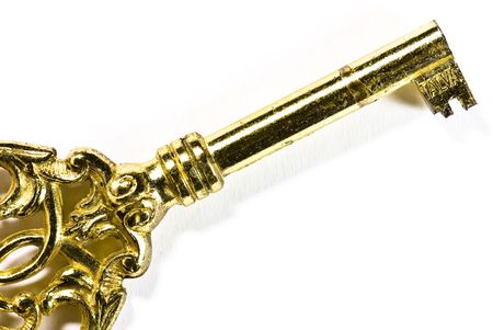 golden key closeupの写真素材