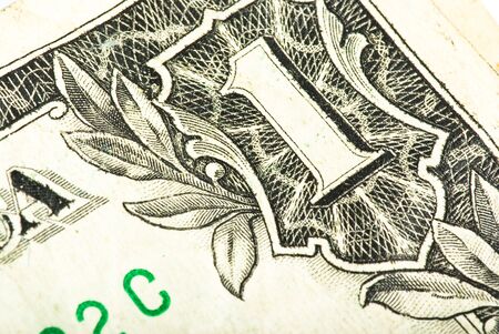 1 dollar banknoteの写真素材