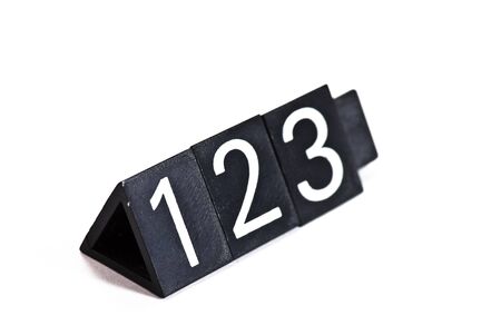 123の写真素材