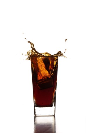 beverage splashの写真素材