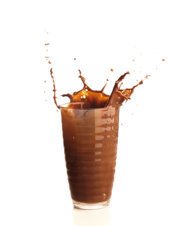 chocolate splashの写真素材