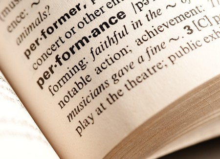 performance wordの写真素材