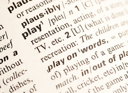 play wordの写真素材