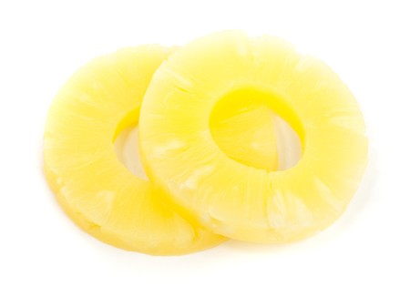 pineapple slicesの写真素材