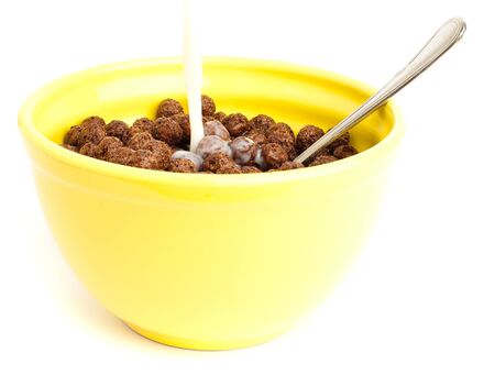 chocolate cerealsの写真素材