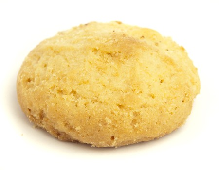 breakfast cookies isolated on a white backgroundの写真素材
