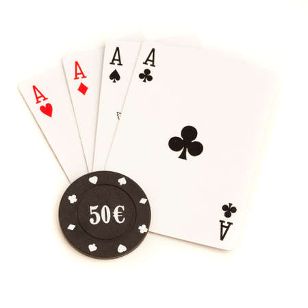 poker cardsの写真素材