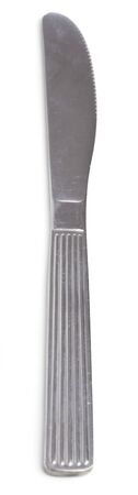metal silverware isolated on a white backgroundの写真素材
