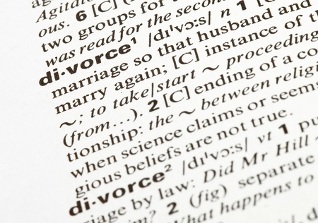 divorceの写真素材