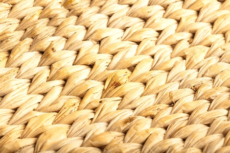 extreme closeup of a vintage wicker textureの写真素材