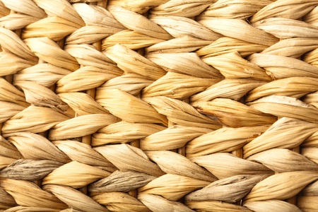 extreme closeup of a vintage wicker textureの写真素材