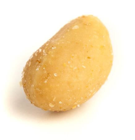 dry nut isolated on a white backgroundの写真素材