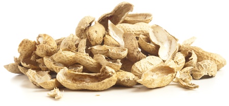 peanuts stack isolated on a white background