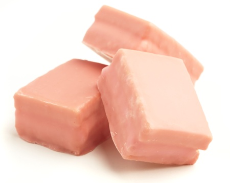 pink bake isolated on a white background