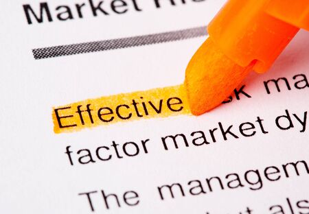 effective word on text, extreme closeup photoの写真素材