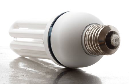 light bulb on a metal surface