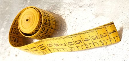 yellow meter on a metal surface