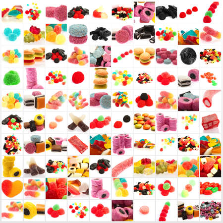 Sweet Collection Isolated On White Backgroundの写真素材