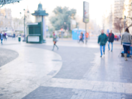 Blurred defocused natural backgroundの写真素材