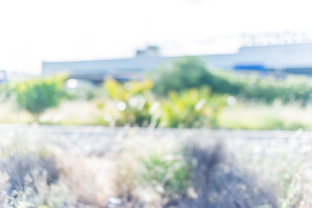 Defocused and blurred background, outdoorの写真素材