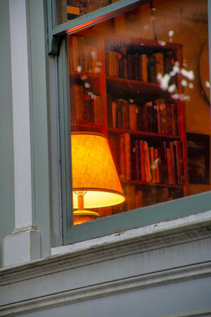 Decorative chimneys in row in neighborhood with wooden slats or panels with metal tops and gradient...