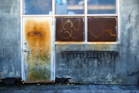Alley Exit Doorの写真素材