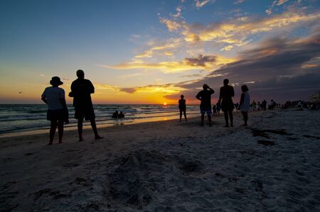 Sunset Spectatorsの写真素材