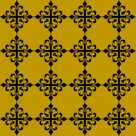 Seamless wallpaper patternr without a seam from beautiful bent linesのイラスト素材