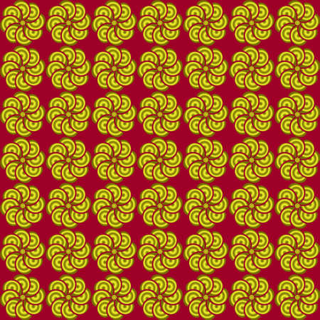 Seamless wallpaper patternr without a seam from beautiful bent linesのイラスト素材