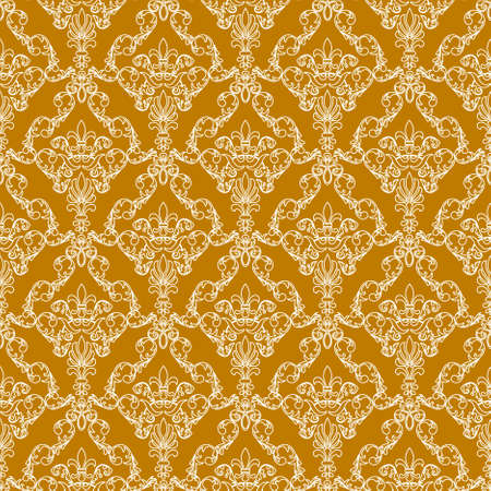 Seamless wallpaper pattern from abstract smooth forms, のイラスト素材