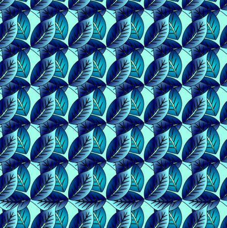 Seamless wallpaper pattern from abstract smooth forms
