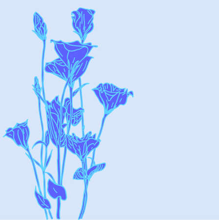 vector flower backgroundのイラスト素材