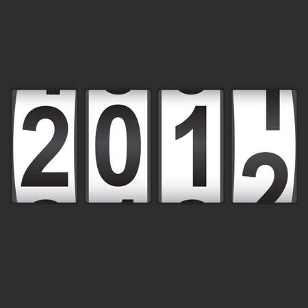 2012 New Year counter.のイラスト素材