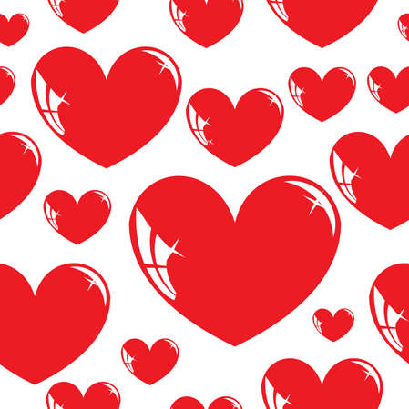 Seamless wallpaper, heart. Vector illustration.のイラスト素材