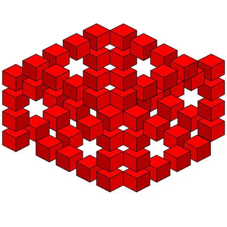 abstract optical illusionのイラスト素材