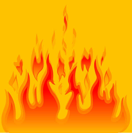 Burn flame fire vector backgroundのイラスト素材