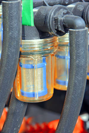 Fuel filters and hoses, engineの写真素材