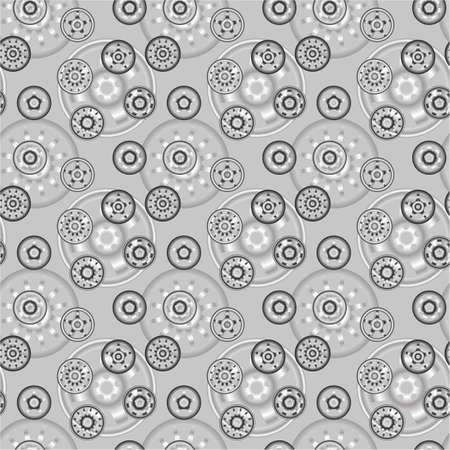 automotive wheel with alloy wheels. Seamless wallpaper.のイラスト素材