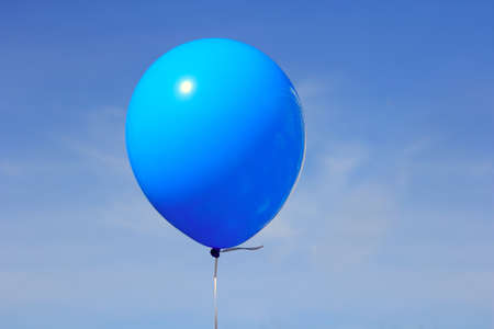 Inflatable balloon in the blue skyの写真素材