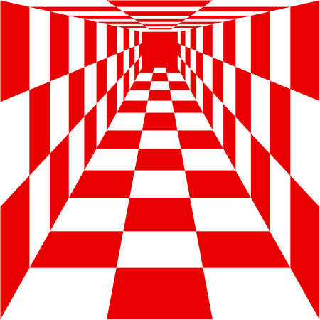 Chess board without chess piecesのイラスト素材