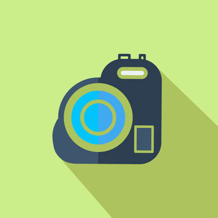 Modern flat design concept icon Video camera. Vector illustration.のイラスト素材