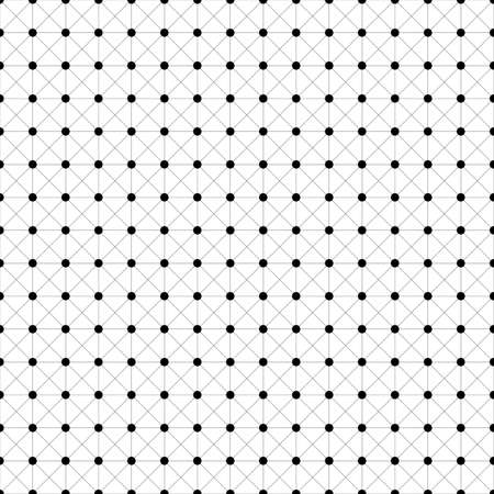 Abstract black and white geometric mosaic background. Vector illustration.のイラスト素材