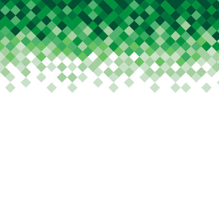 Abstract triangle mosaic green background design element. Vector illustration.のイラスト素材