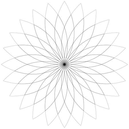 Flower  lotus silhouette for design. Vector illustration.のイラスト素材