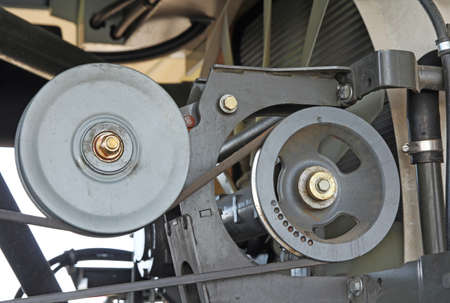 The new engine tractor. Agricultural machinery