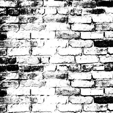 Brick wall of the house, with lines of a laying of a solution. Vector illustration.のイラスト素材