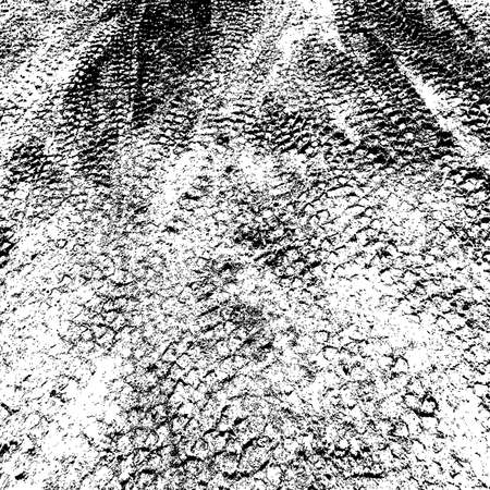 Background with traces of tires. Vector illustration.のイラスト素材