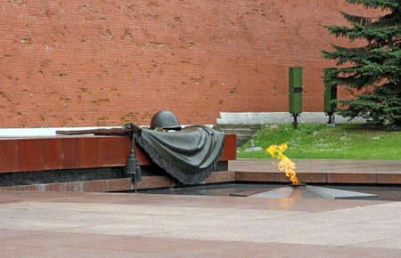 Eternal Flame, Tomb Of The Unknown Soldier to Moscow. Kremlin, Russia